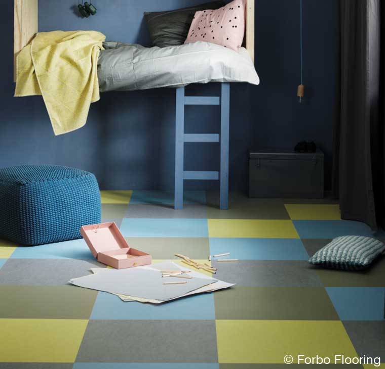 Marmoleum Click - vielseitig, pflegeleicht und modern